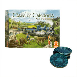 Clans of Caledonia: Industria with Metal Coins