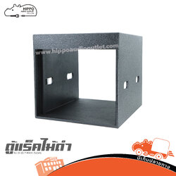 ตู้แร็คไม้ดำ 8U 24 นิ้ว T RACK (ไม่มีฝา) (B2.1)