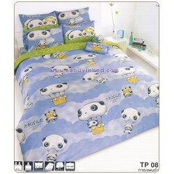 ผ้าปูที่นอน ชุดเครื่องนอน โตโต้ ทาเระแพนด้า TP08