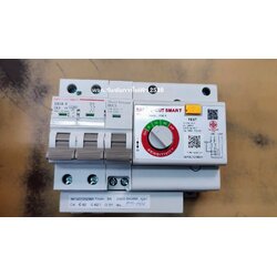 Safe ตัวกันดูด หัวใจ 2P+E+N เมน MAIN RCBO เซฟทีคัทสมาทร์ท 60A อะไหล่เซฟทีคัท รุ่นRMD9 SMART เมนและหัวใจตัวกลางตามภาพ