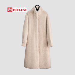 เสื้อโค้ทกันหนาวตัวยาว ซับในหนังกลับ ขนนิ่มสบาย กักเก็บความร้อนได้ดี