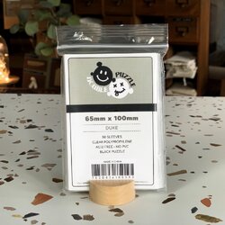 [Sleeve] DoublePuzzle: Black (65 x 100 mm)