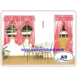 ผ้าม่าน หน้าต่าง / ประตู ผ้ามัน A9 (สีโอโรส)