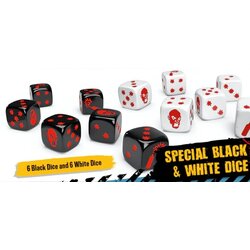 Zombicide 2nd: Special black & white dice