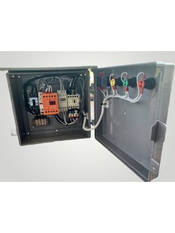 ตู้ควบคุมปั๊มน้ำ1 HP 1เฟส 220 v ตั้งเวลาการทำงาน มีเฟส