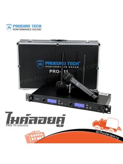 ไมค์ลอยคู่ PROEUROTECH PRO 111 (กระเป๋า) (HP001-01)