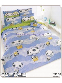 ผ้าปูที่นอน ชุดเครื่องนอน โตโต้ ทาเระแพนด้า TP08