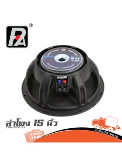 ลำโพง 15 นิ้ว P.AUDIO 15BM 300B V3 ฮิปโป ออดิโอ Hippo Audio