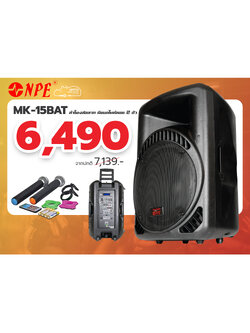 ตู้ขยาย NPE 15 นิ้ว MK 15BAT (C5.1)