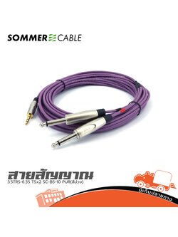 สาย SOMMER 3.5TRS 6.35 TSx2 SC B5 10 PUR(สีม่วง) (SP1)