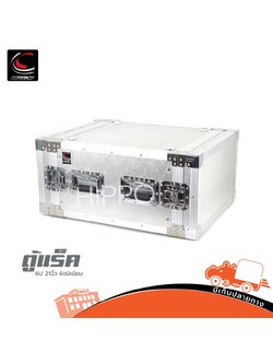 ตู้แร็ค 6U ลึก 21 นิ้ว COMPACT ผิวมิเนียม (B5.2)