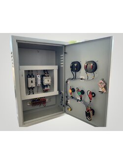 ตู้ควบคุมปั๊มน้ำ 3 HP 220 v ใช้กับลูกลอยไฟฟ้า ตู้เหล็ก