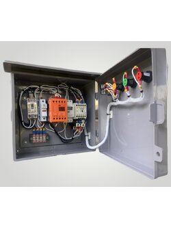 ตู้ควบคุมปั๊มน้ำ2 HP 1เฟส 220 v ตั้งเวลาการทำงาน มีเฟส