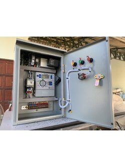 ตู้ควบคุมโซลินอยด์วาล์วไฟฟ้า WEATHERMATIC โซน 4 + ปั๊มน้ำ 2 hp*เพิ่มเฟสโปเทคชั่นได้*