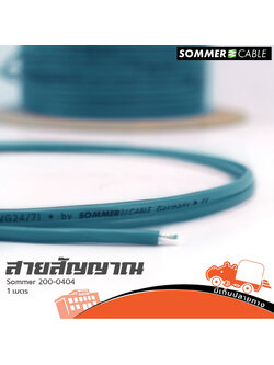 สายสัญญาณ SOMMER SC ISOPOD 200 0404 2X0.22 สีเขียว วัดเมตร (HP001-01)