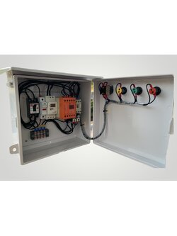 ตู้ควบคุมปั๊มน้ำ 3 HP 1เฟส 220 v ตั้งเวลาการทำงาน มีเฟส