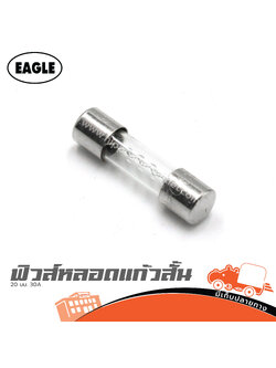 ฟิวส์หลอดแก้วสั้น 20มม. 30A (SP1)