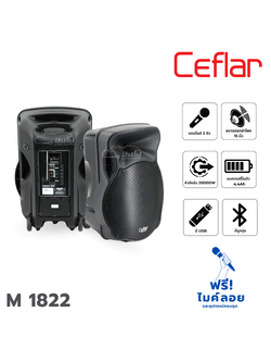 ตู้ขยาย 18 นิ้ว CEFLAR M 1822 (B10.2)