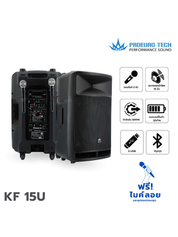 ตู้ขยาย 15 นิ้ว PROEUROTECH KF 15U (B15.1)