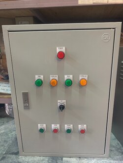 ตู้ควบคุมปั๊มน้ำ 5 HP 220V สลับกันทำงาน ใช้กับลูกลอยไฟฟ้า 220V