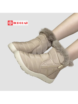 รองเท้ากันหนาวบุขนหญิง กันเปียก กันหิมะ ควรเผื่อไซส์