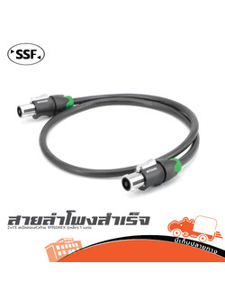 สายลำโพง SSF 2x1.5 สเป็คคอนหัวท้าย 911S06EX (เหล็ก) 1 ม (ต21.1)