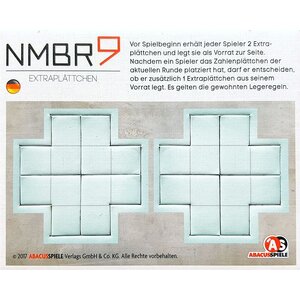NMBR 9 - Extraplättchen PROMO