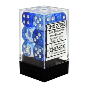 [ลูกเต๋า] Chessex: Nebula 16mm D6 12 Dice Set
