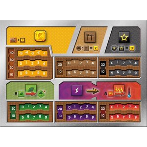 Terraforming Mars: Dual Layer Player Boards