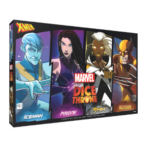 Marvel Dice Throne: Iceman, Psylocke, Storm, Wolverine