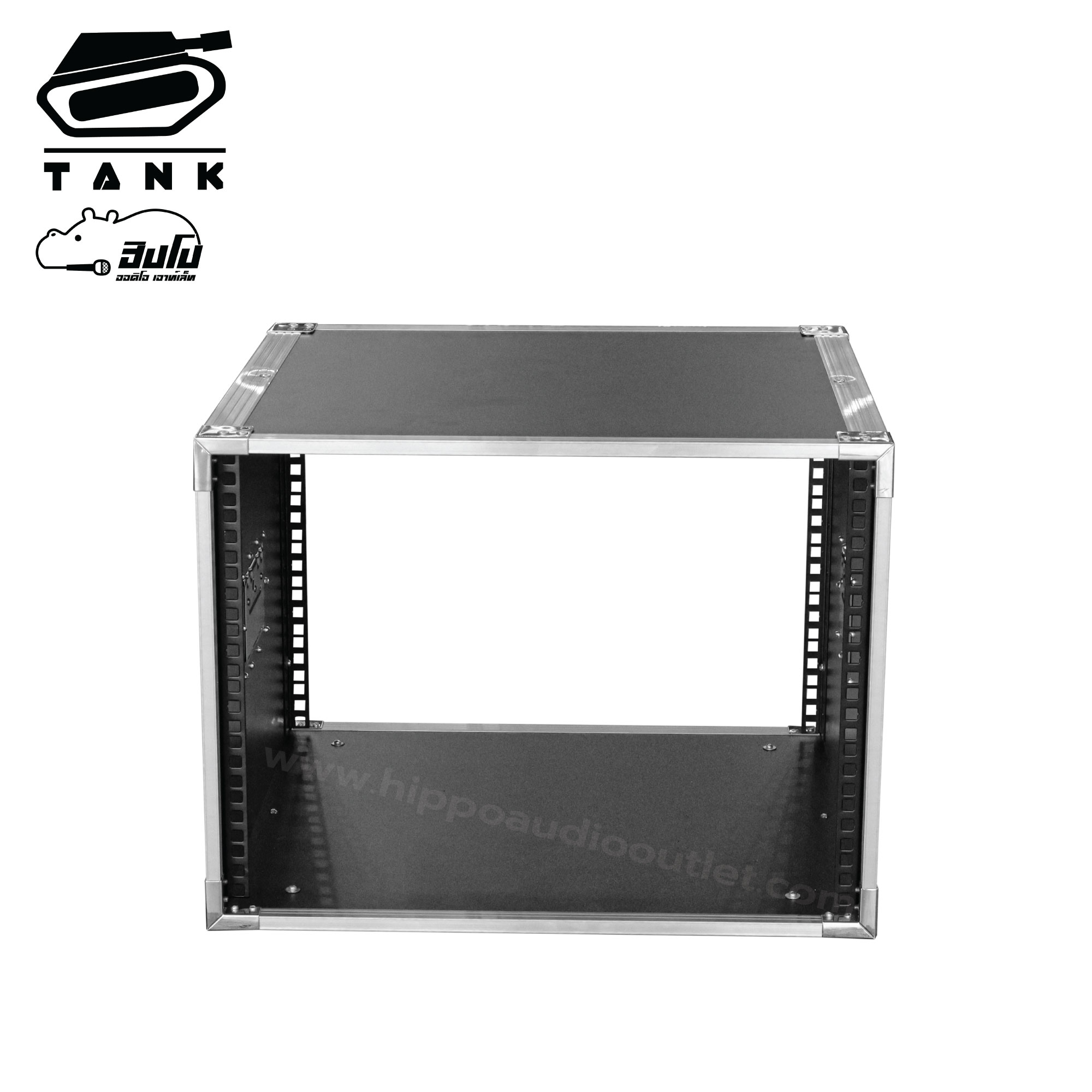 ตู้แร็ค TANK DW 8U ลึก 17 นิ้ว ไม่มีฝา (B3.1)