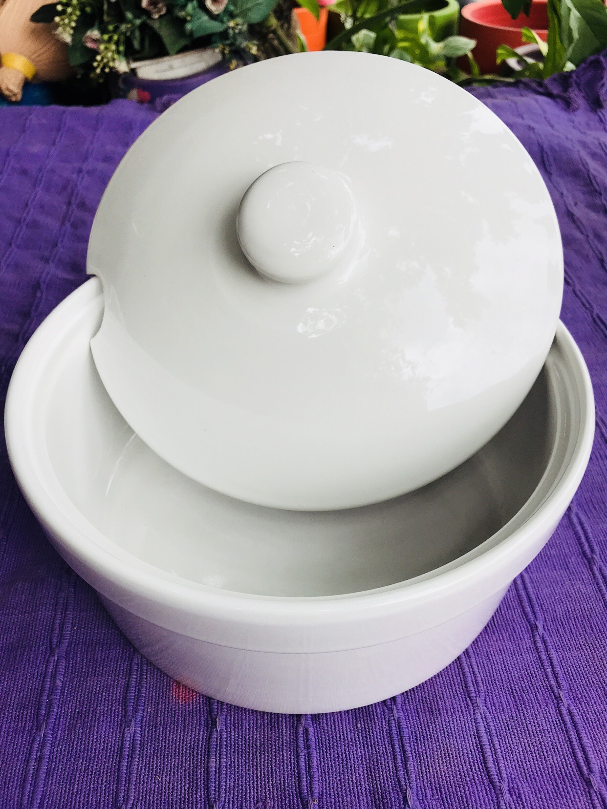 หม้อข้าวฝาปิดทรงปิ่นโต10”