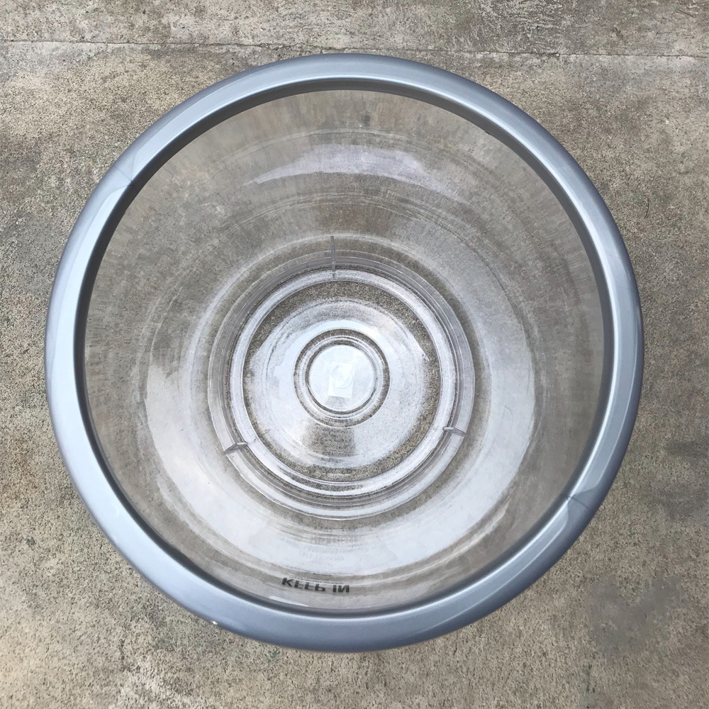 ถังขยะพลาสติกใส ทรงกลม 45 ลิตร