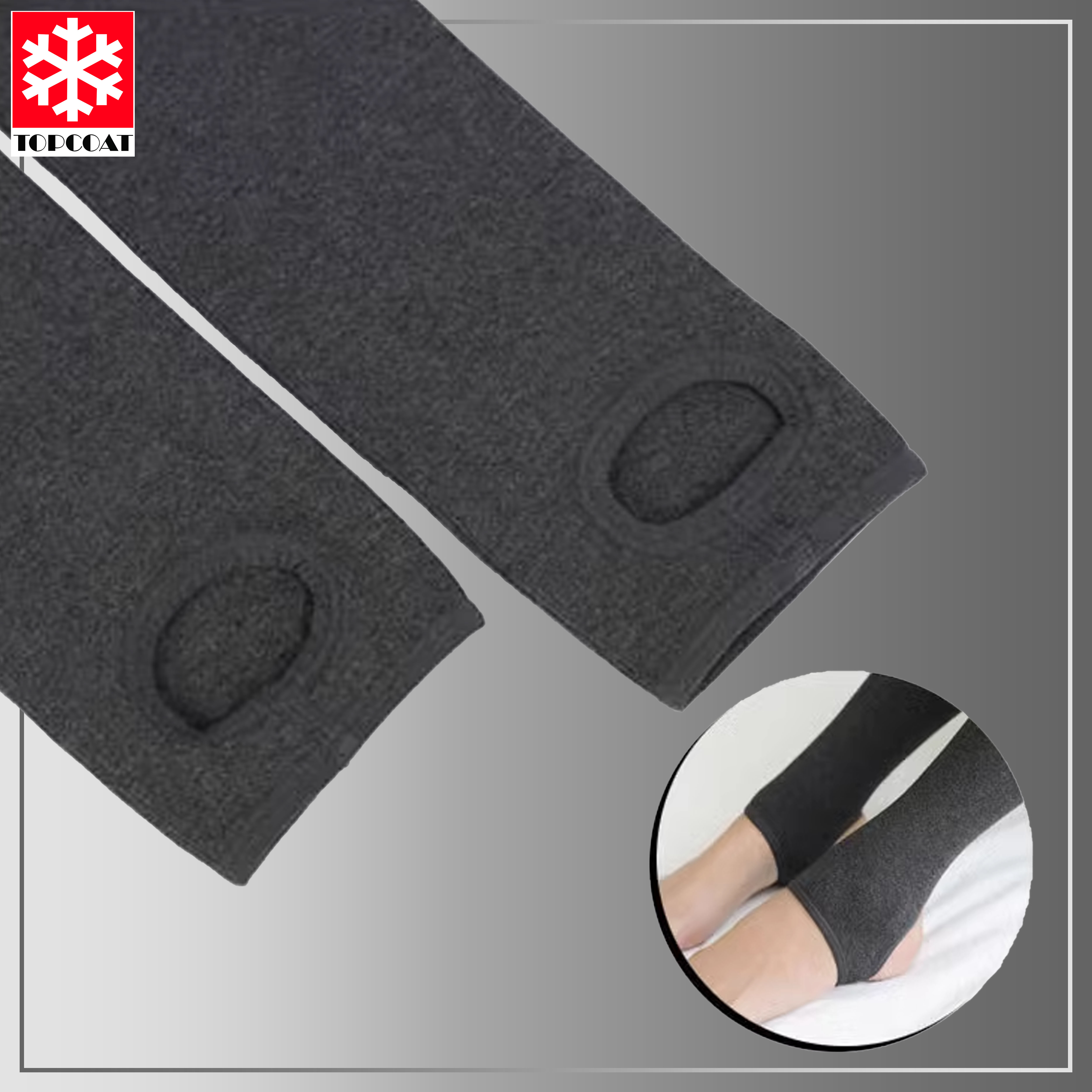 เลกกิ้งกันหนาว เลกกิ้งกันหนาวบุขนกระชับสัดส่วน สีเทาเข้ม-อ่อน ดำ น้ำตาล