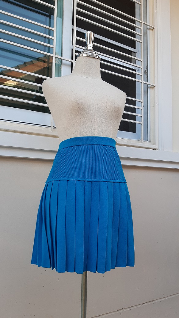 กระโปรงเทนนิส จีบพลีทรอบตัว สีฟ้าสวยๆ