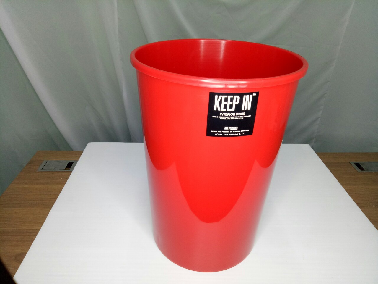 ถังขยะทรงกลม ไม่มีฝา 5 ลิตร