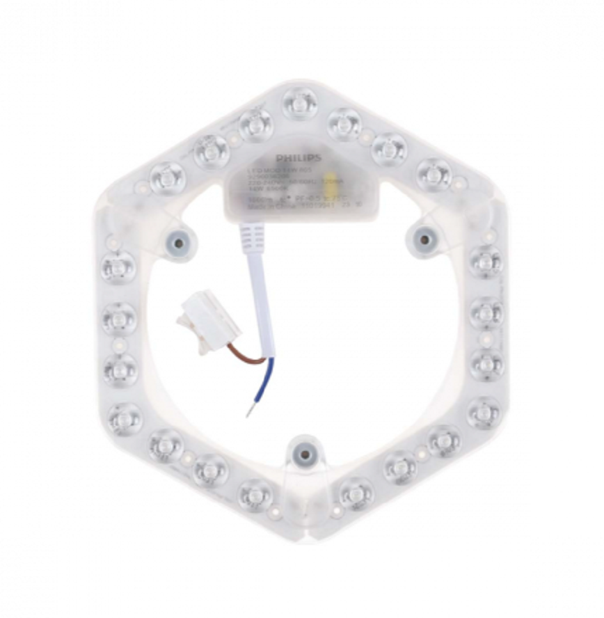 PHILIPS แผงโคมซาลาเปา LED MOD ทรงหกเหลี่ยม 36 วัตต์ แสงขาว (Day Light)