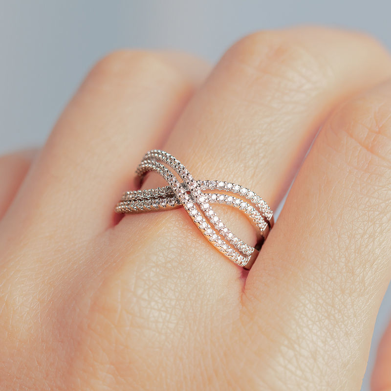 DIAMOND 18K WHITE GOLD RING แหวน เพชร ทอง 18K Pre-order
