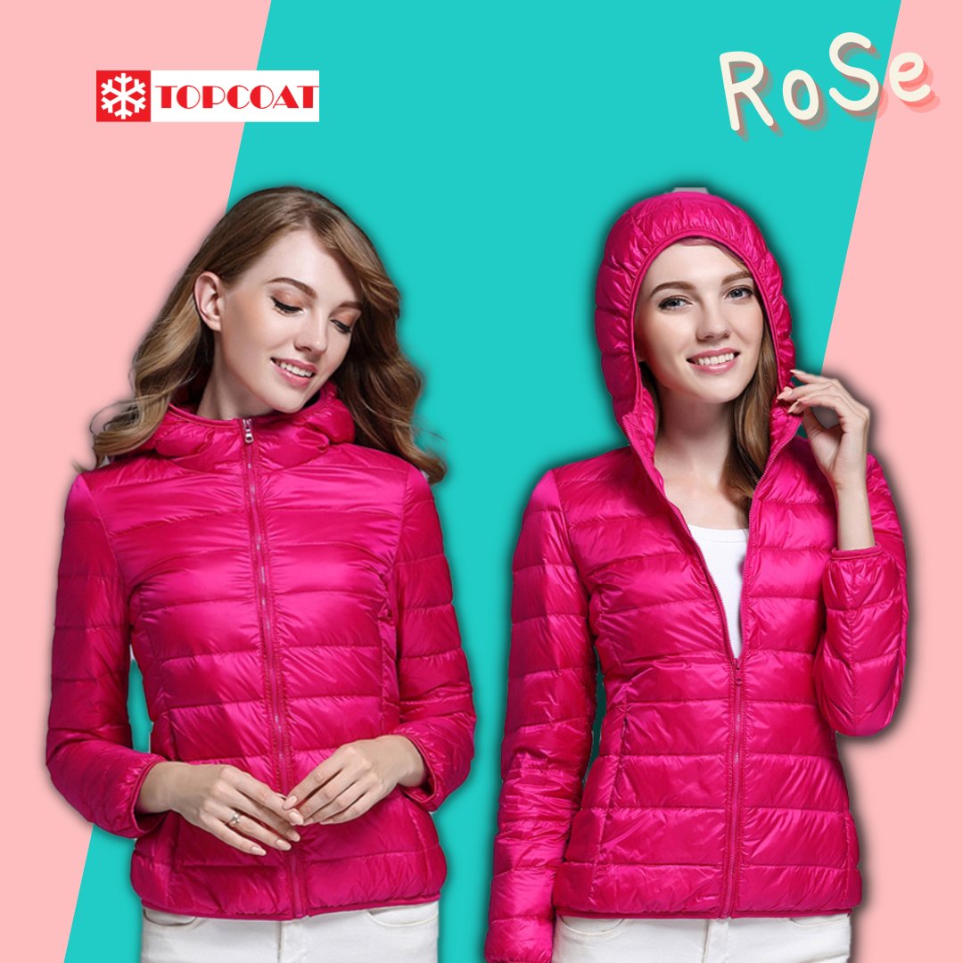 เสื้อกันหนาว เสื้อกันหนาวมีฮู้ด เสื้อกันหนาวขนเป็ด มีถุงผ้า มีฮูด