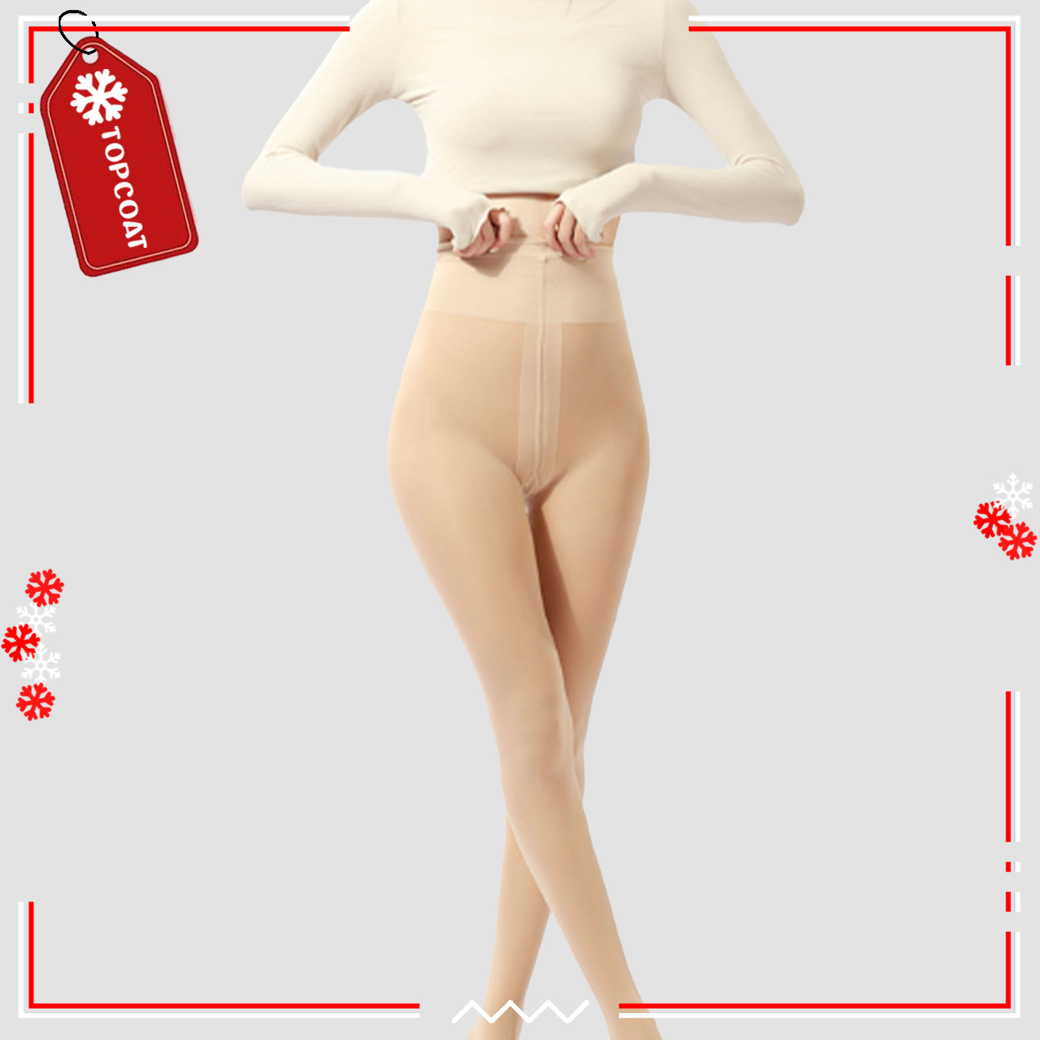 กางเกงเลกกิ้งกันหนาวแบบถุงน่องกับแบบเหยีบส้น บุขนนุ่ม สวมใส่สบาย (หนา บาง)