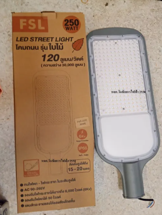 FSL โคมไฟถนน LED Street Light รุ่น LEAF 250W แสงขาว