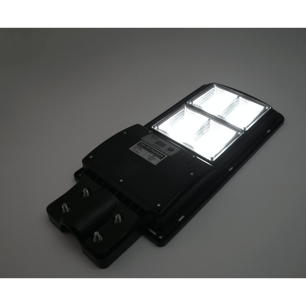 โคมถนนโซล่าเซลล์แอลอีดี SSL-04 motion sensor 30W 60W 90W 120W วัตต์ เดย์ไลท์ พร้อมขายึด แสงขาว
