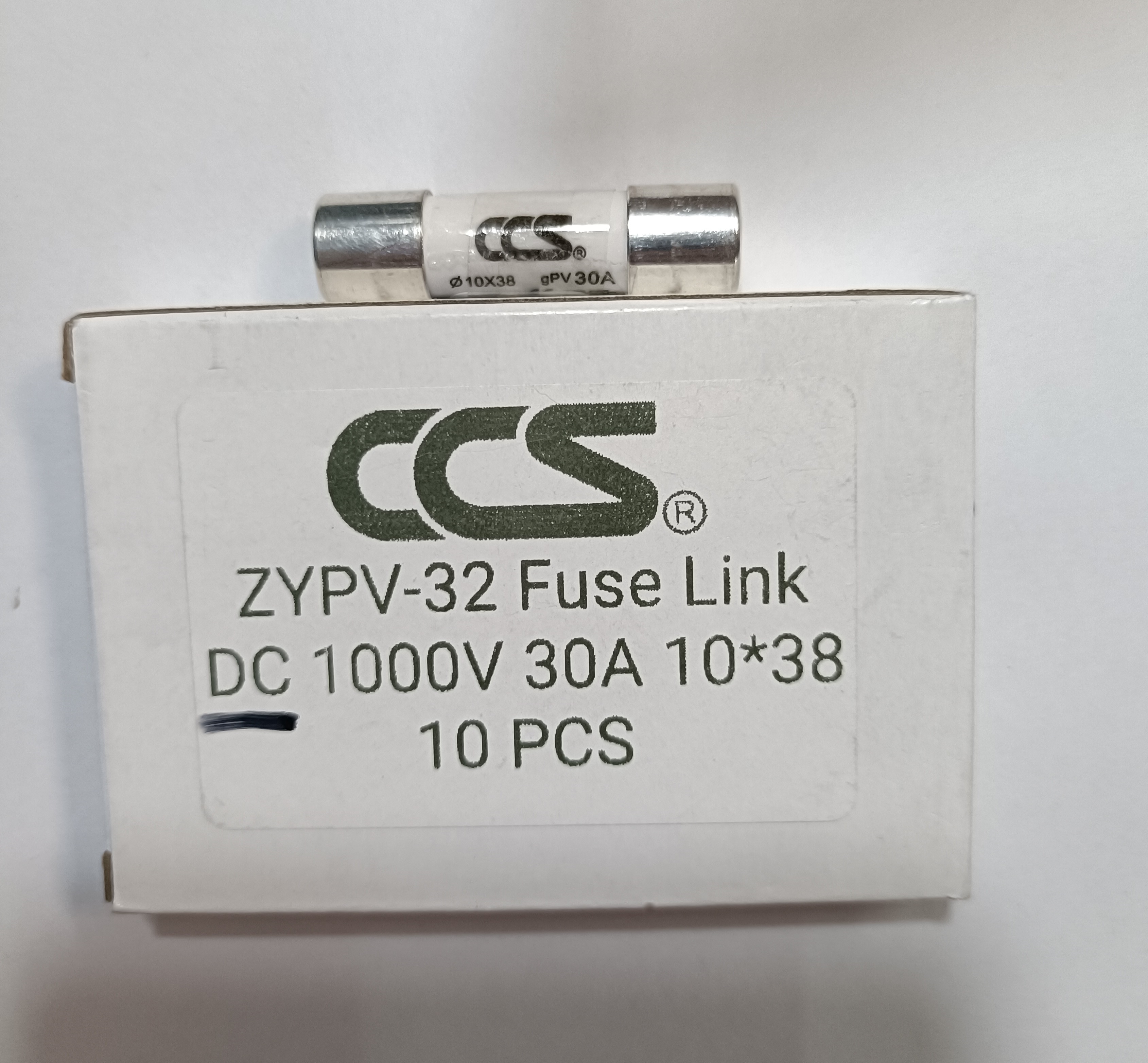 CCS ฐานฟิวส์ DC 1000V RT18-32 พร้อมลูกฟิวส์ 10A - 30A ขนาด 10x38 mm. Fuse Holder ฟิวส์กระบอก ฟิวส์ ตลับฟิวส์ ลูกฟิวส์ โซล่าเซลล์