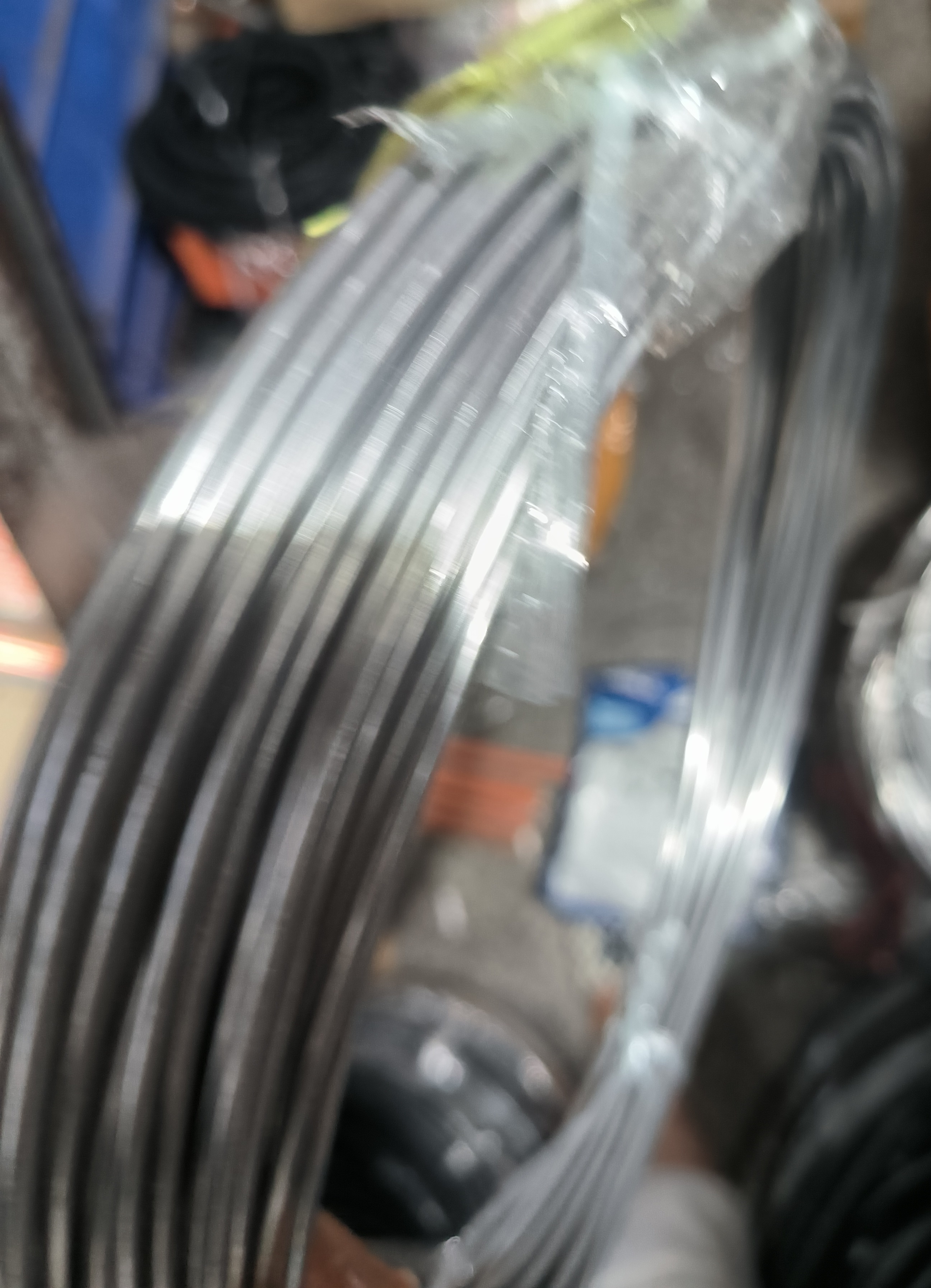 ไทวายกลม ลวดกลม อลูมิเนียมรัดท่อเส้นแบนหนา 0.7 มม. 10เมตร