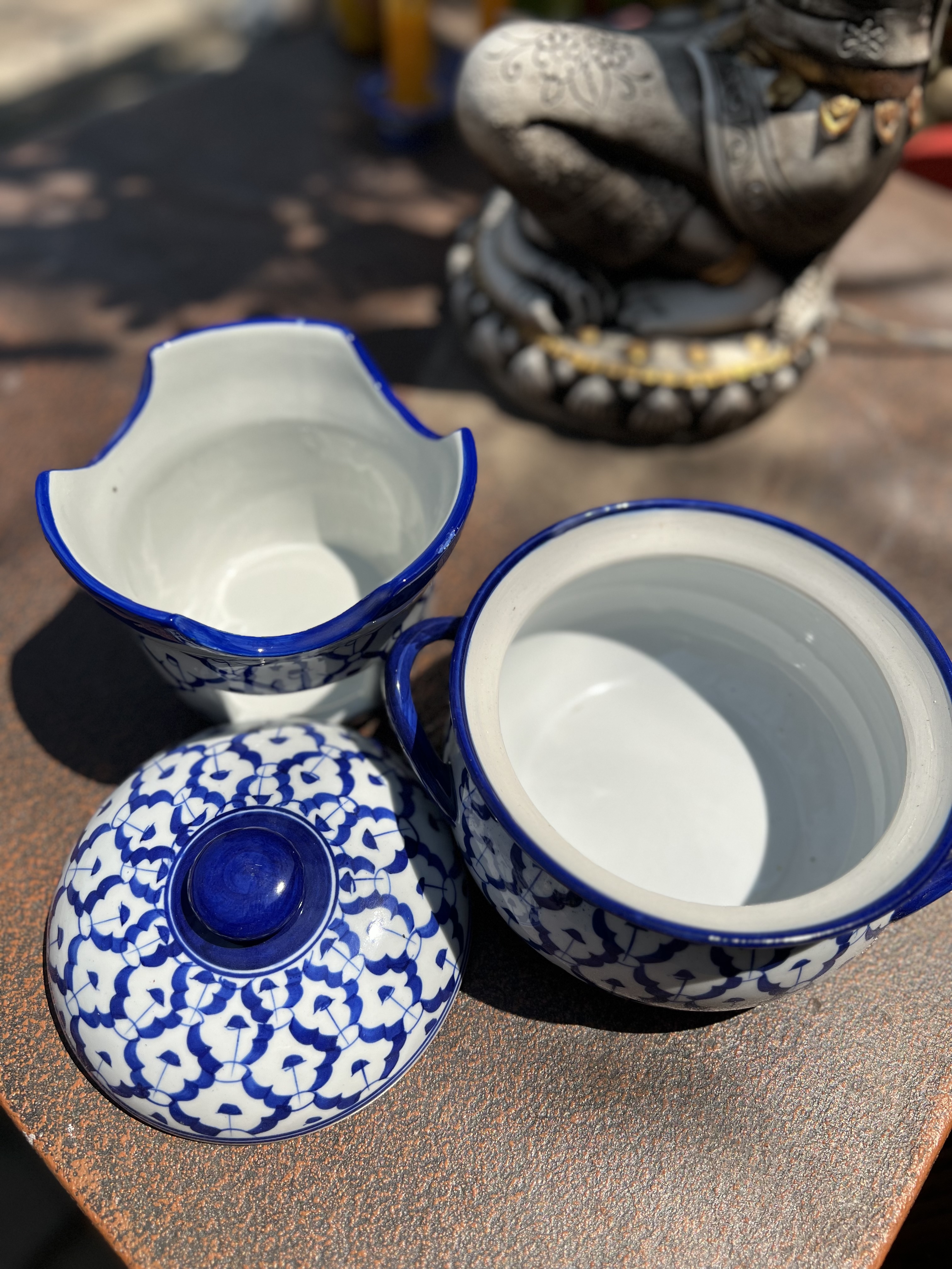 ชุดหม้อเตาลายไทย6"