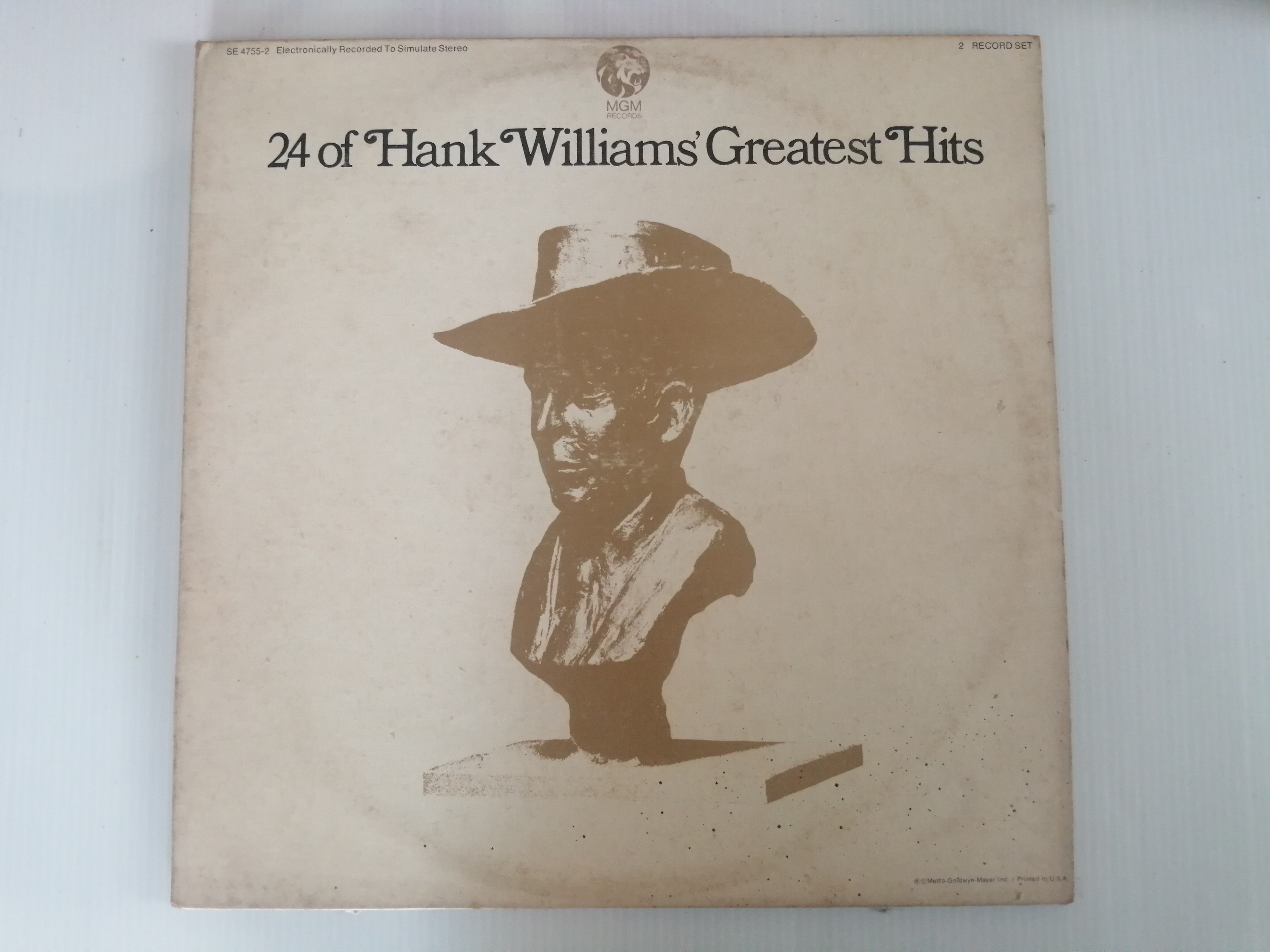 แผ่นเสียง 24 Of Hank Williams Greatest Hits - 2 Records Set
