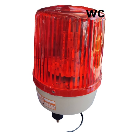 ไฟหมุน มีเสียง ไฟหมุน 6นิ้ว ไซเรน มีเสียงในตัว เตือนภัย เสียงดังชัดเจน 220V warning light wit Siren