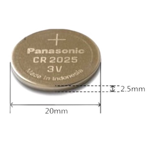 ถ่านกระดุม Panasonic CR2025 1ก้อน 3V แท้100% จัดจำหน่ายโดยบริษัทได้รับการแต่งตั้ง ของแท้แบบเดียวกับที่ห้างขาย ใหม่จากหยิบจากโรงงานมาขายโดยตรง
