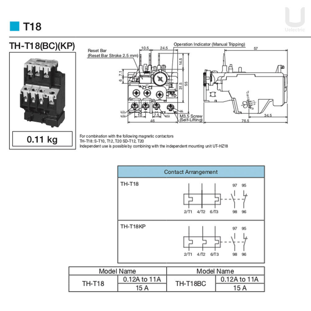 MITSUBISHI แมคเนติก S-T10 S-T12 S-T20 S-T25 S-T35 S-T50 S-T65 มิตซูบิชิ ของแท้ ออกบิลได้ Magnetic Contactor แมกเนติก โอเวอร์โหลด มิตซูบิชิ