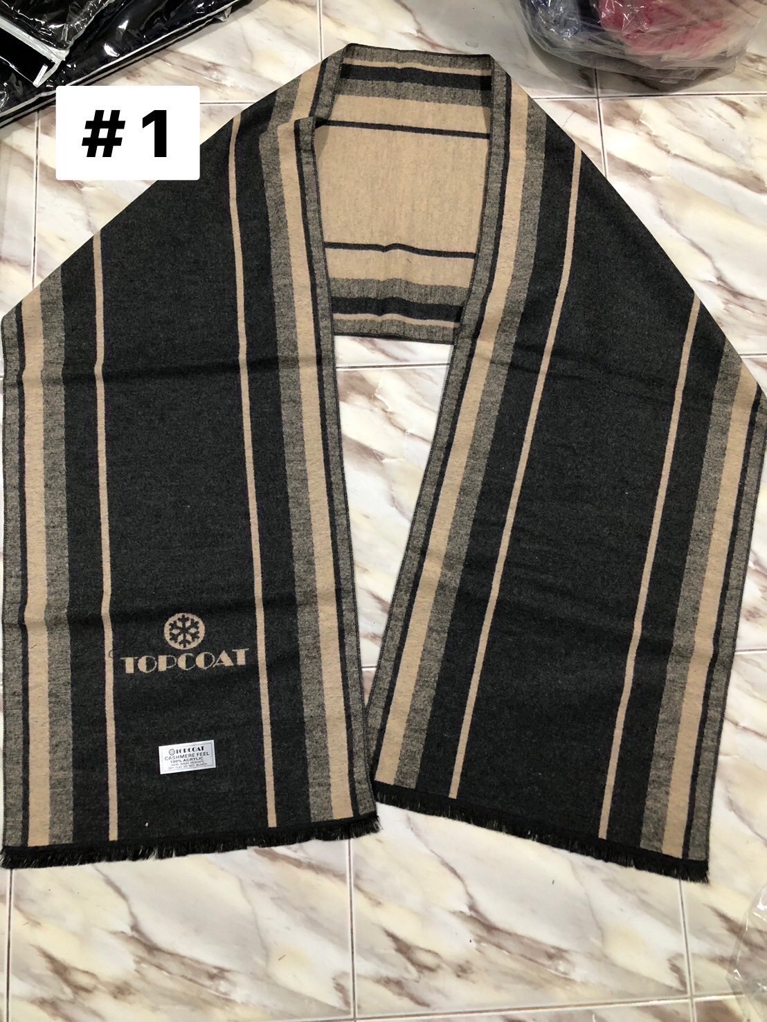 ผ้าพันคอTOPCOAT Classic Stripes